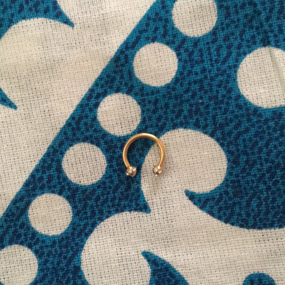 Gold 16G Small Septum Ring